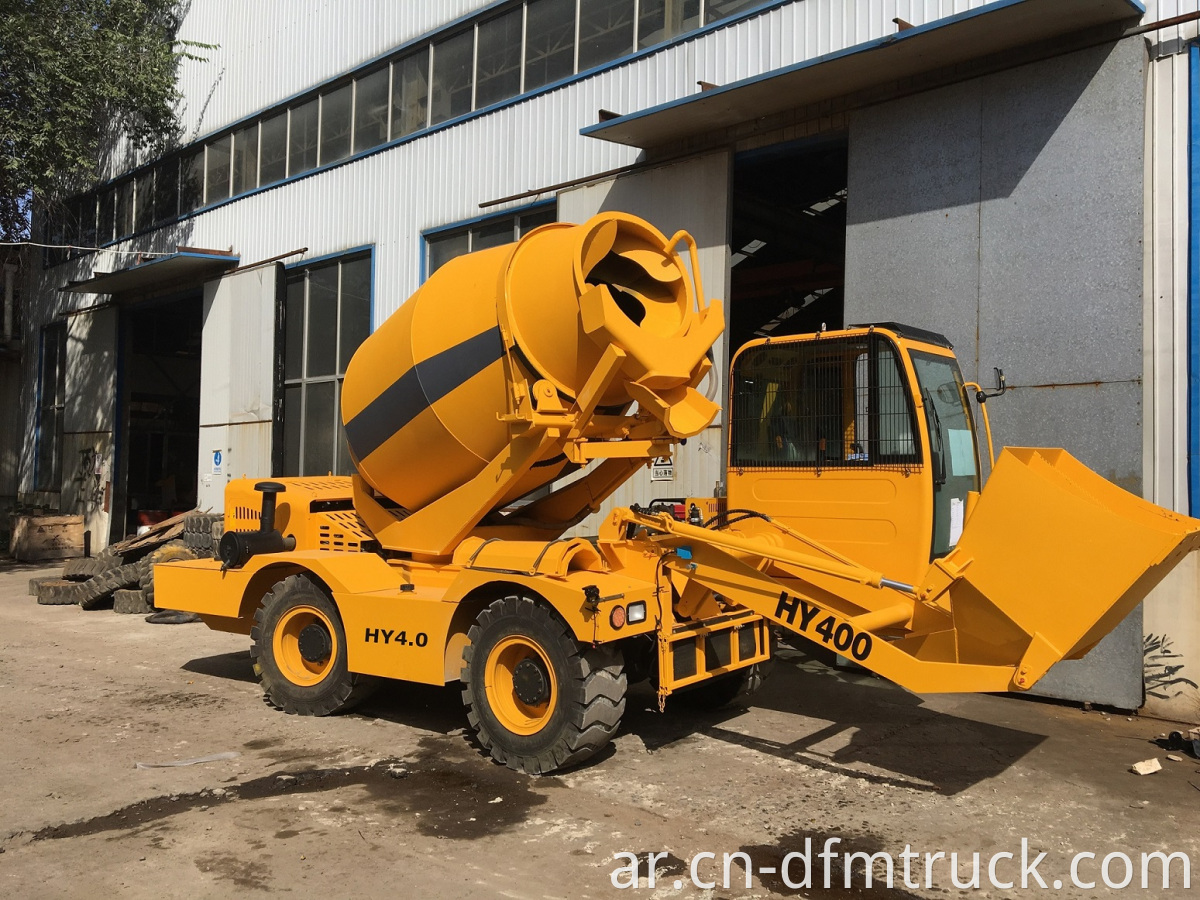 Self Loading Concrete Mixer 5